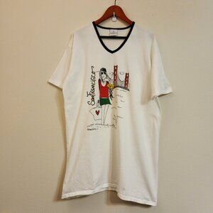 VTG Emerson Street Women’s WHY LIMIT HAPPY TO AN HOUR Sleep T-Shirt ONE SIZE